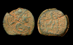 Seleucid, Antiochus IX, Winged Eros and Nike c. 114/3 BC
